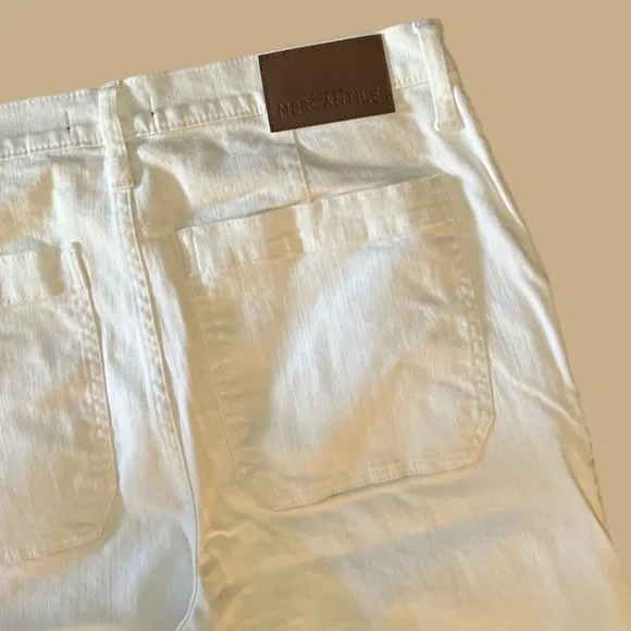 J. Crew Mercantile Wide Leg Cropped Jeans 32 - Picture 5 of 6